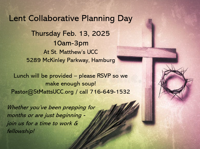 Lent Collaborative Planning Day